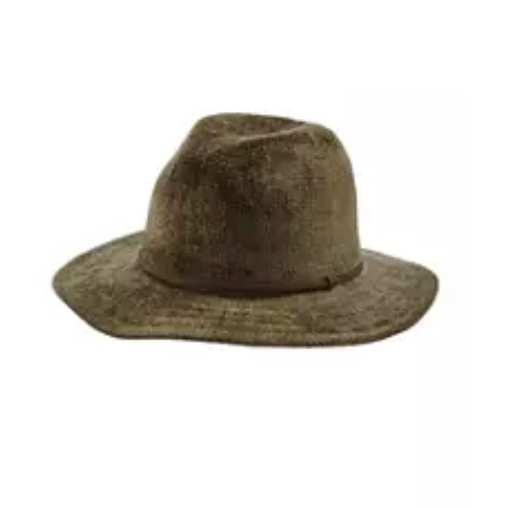 NEW DIRECTIONS || Chenille Green Rancher Hat. Sz. OS